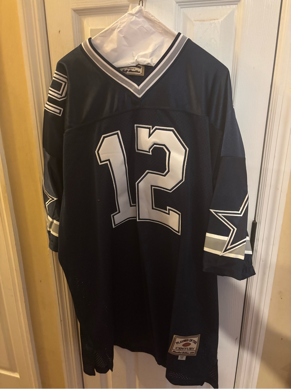 Vintage Dallas Cowboys Roger Staubach #12 Players of the Century Jersey 4XL